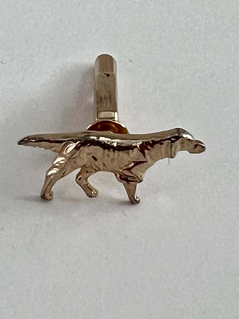 Hickok Vintage Pointer Dog Cufflink Gold Tone Setter Hunting